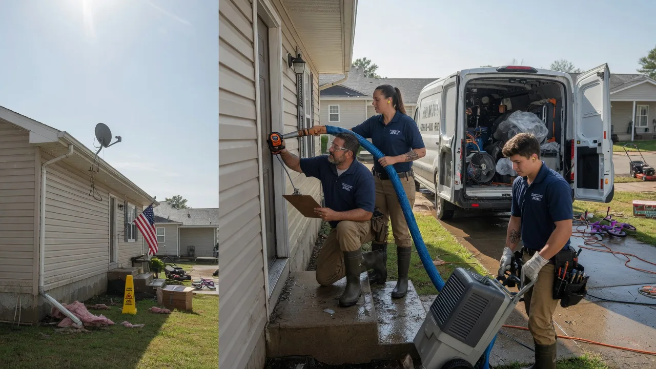 Ceiling Water Damage Restoration in Providence Forge, VA near me